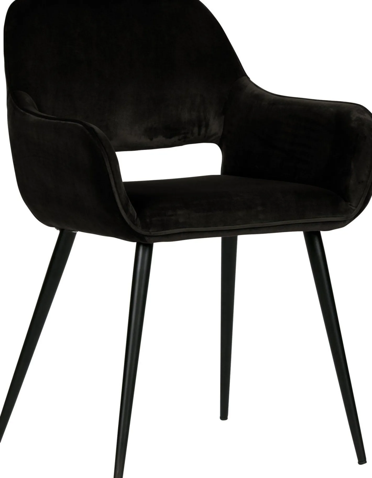 Online WOOOD Jelle set van 2 Eetkamerstoel Black