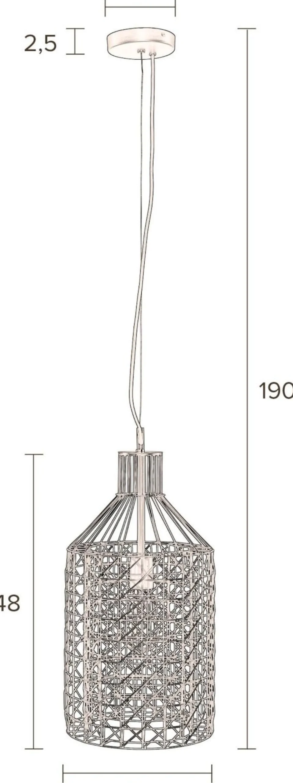 New Dutchbone Jim Hanglamp