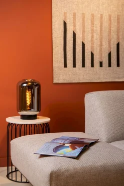 Discount Lucide Joanet Tafellamp Zwart