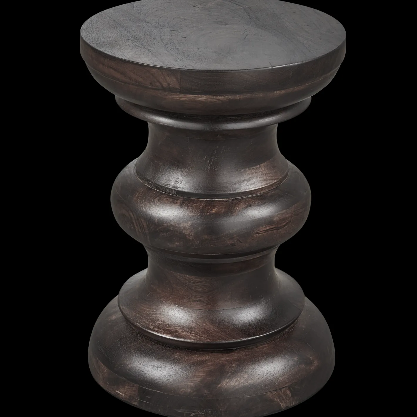 Outlet WOOOD Jonah Bijzettafel Dark Brown