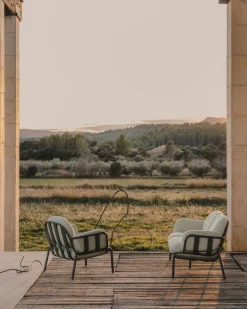 New Kave Home Joncols Outdoor Fauteuil Grijs