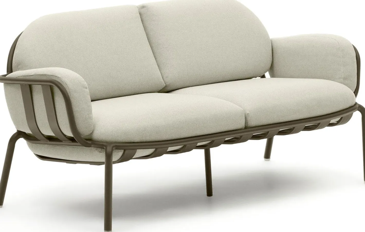 Best Kave Home Joncols 2-Zits Tuinbank Groen, Beige