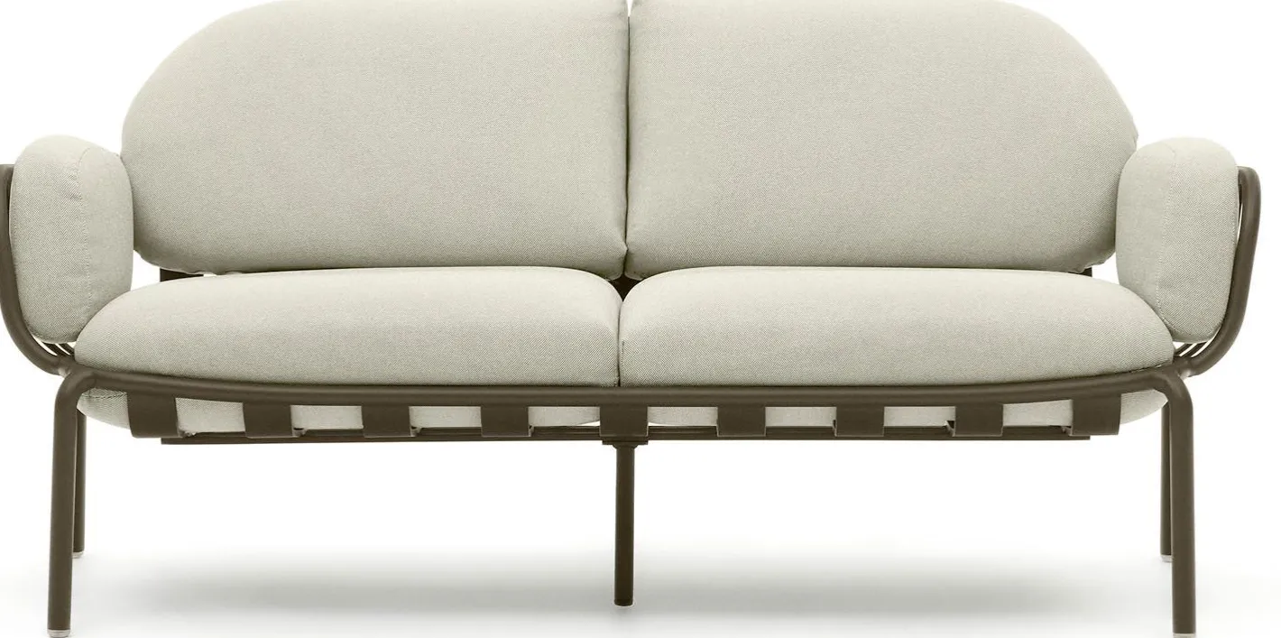 Best Kave Home Joncols 2-Zits Tuinbank Groen, Beige