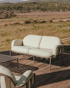 Kave Home Joncols 2-Zits Tuinbank Grijs
