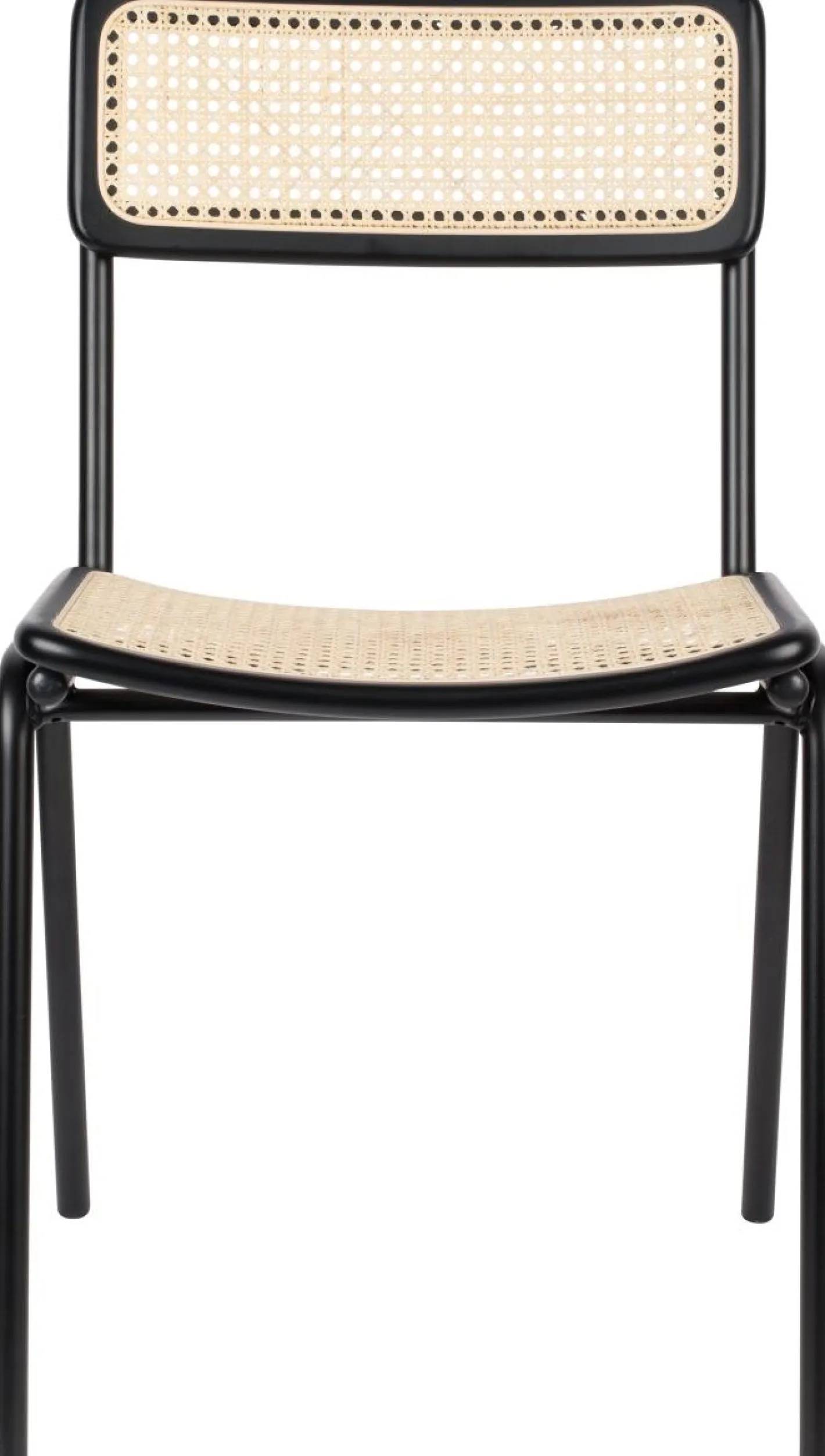 Outlet Zuiver Jort (set van 2) Eetkamerstoel Black, Natural
