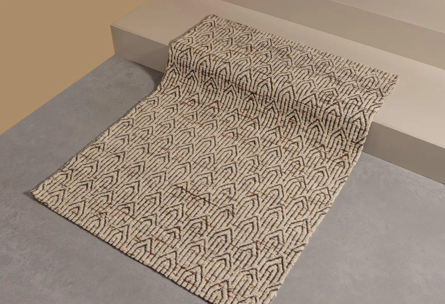 Discount WOOOD Joslin Vloerkleed Natural Melange