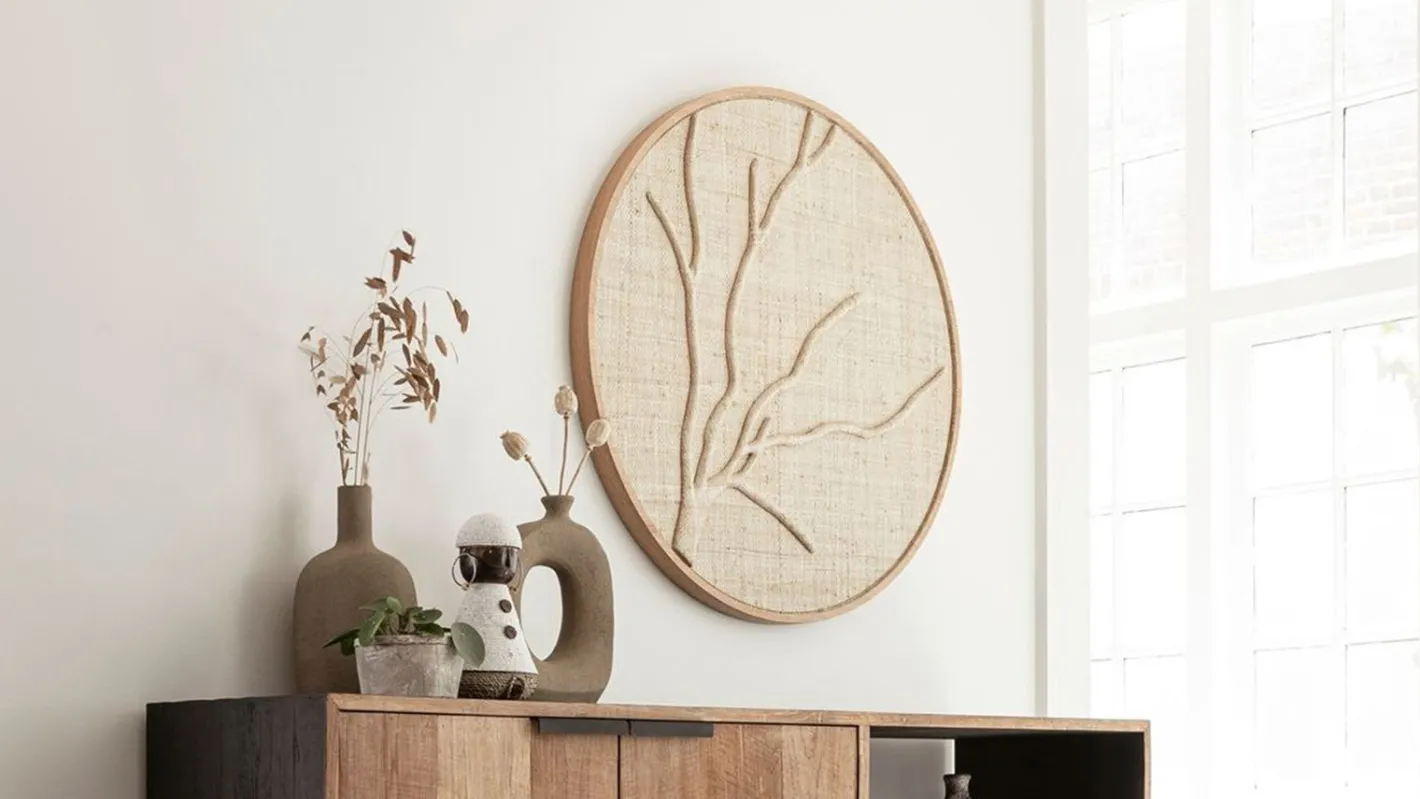 Online MUST Living Jungle Wanddecoratie Natural