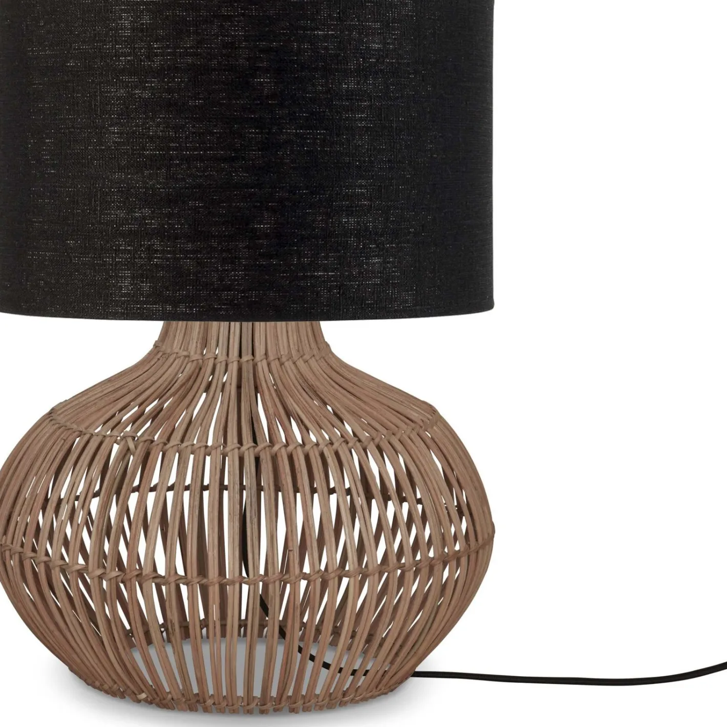 Good&Mojo Kalahari S Tafellamp Natural, Black