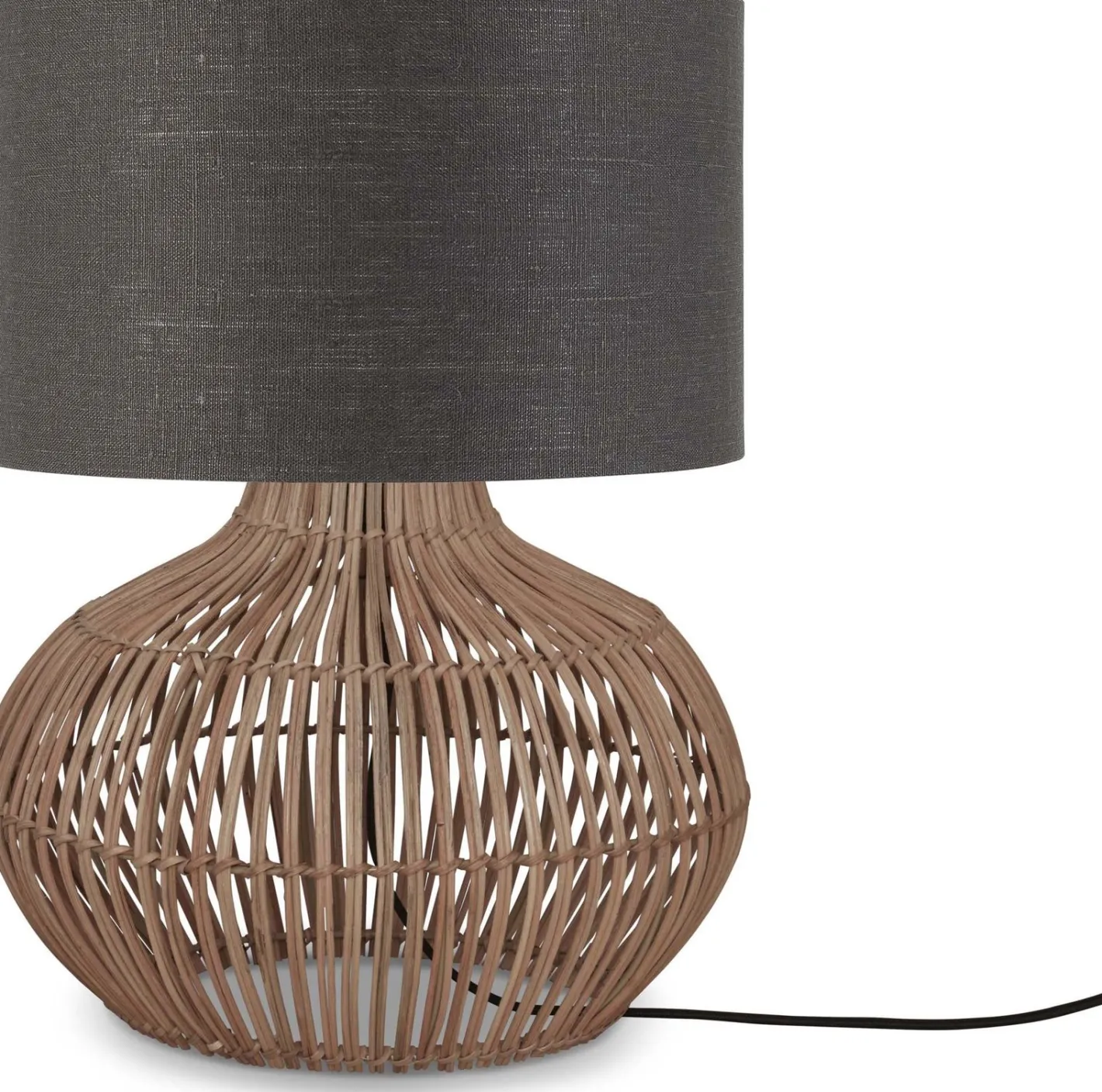 Hot Good&Mojo Kalahari S Tafellamp Natural, Dark Grey