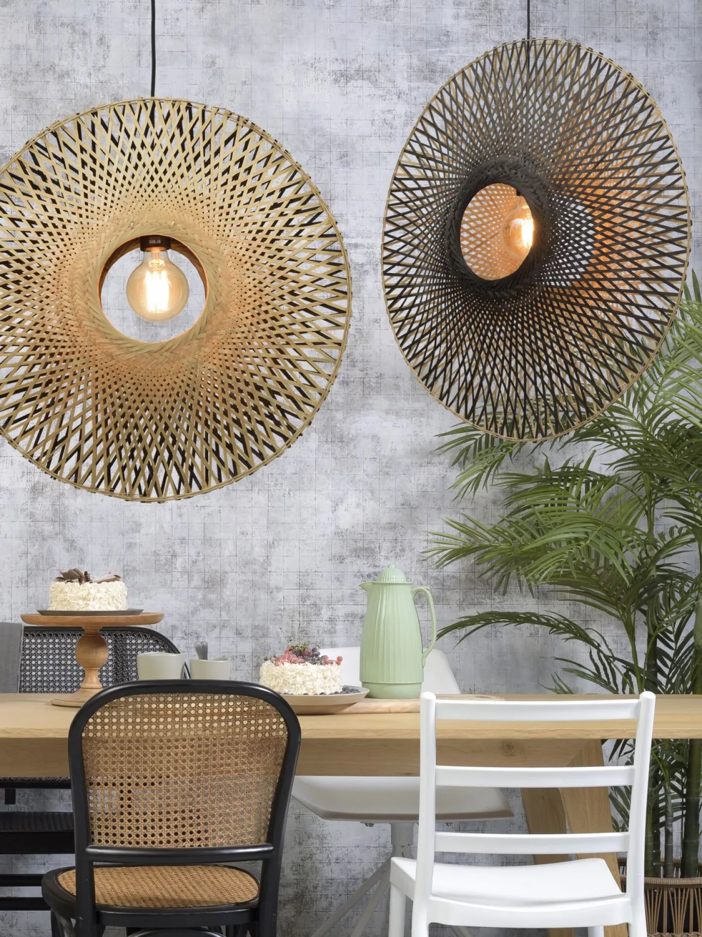 Best Good&Mojo Kalimantan Bamboo Hanglamp Natural/black