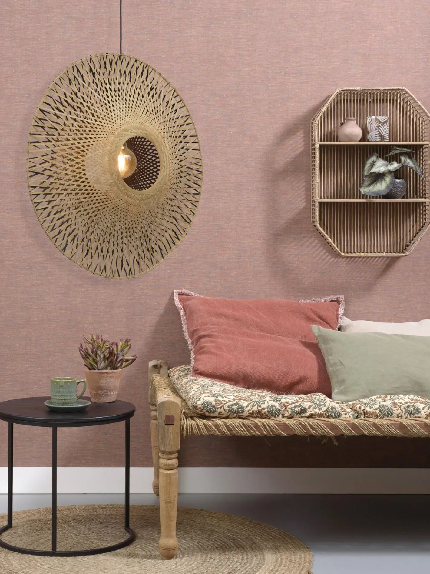Best Good&Mojo Kalimantan Bamboo Hanglamp Natural/black