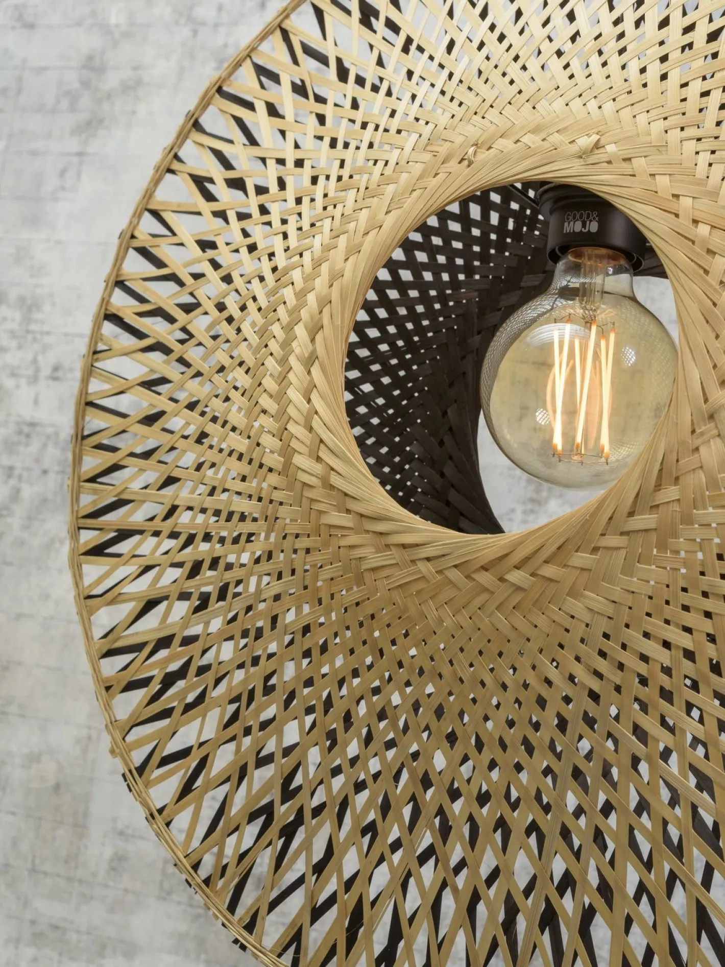 Best Good&Mojo Kalimantan Bamboo Hanglamp Natural/black