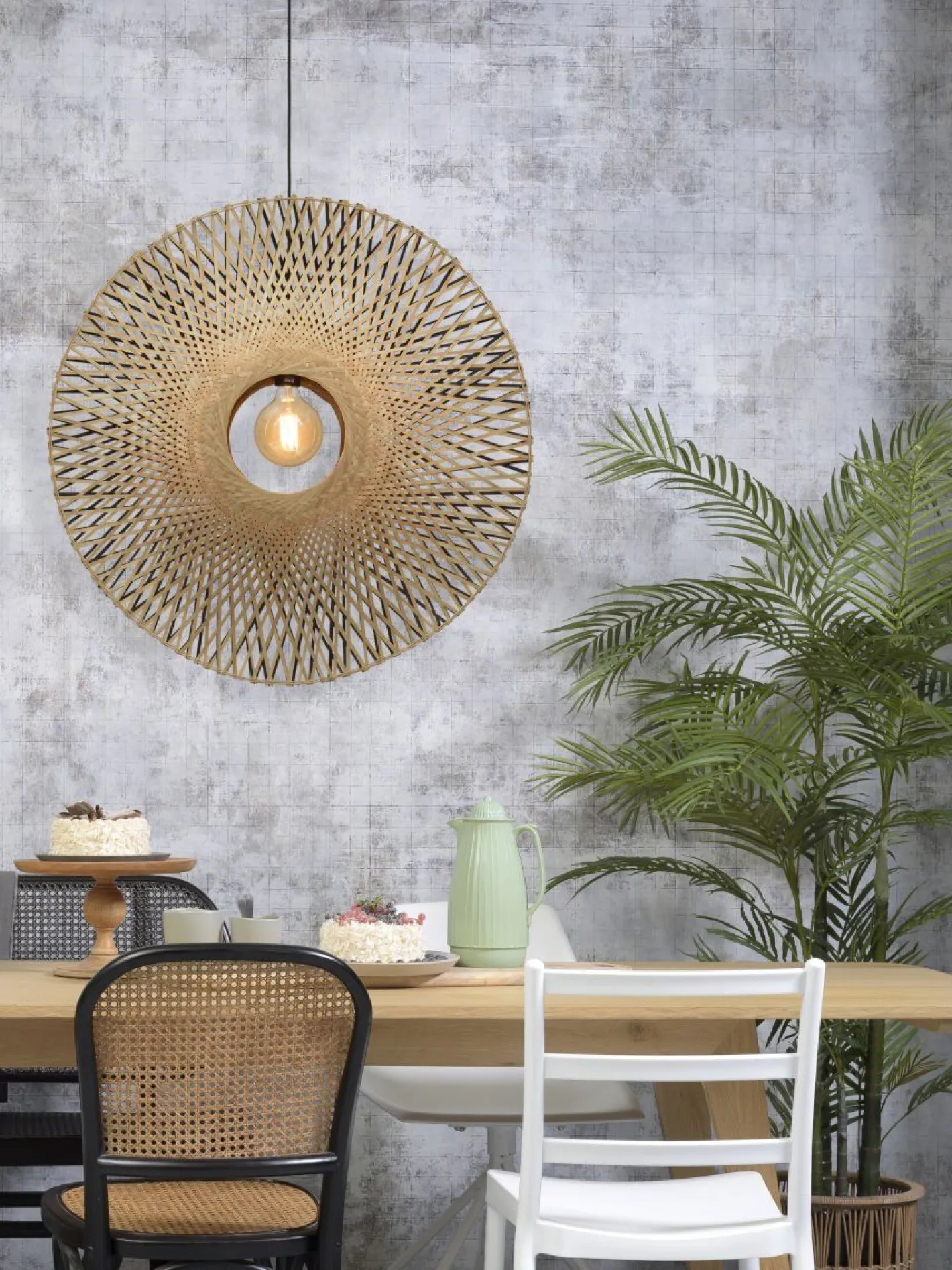 Best Good&Mojo Kalimantan Bamboo Hanglamp Natural/black