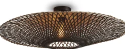 Clearance Good&Mojo Kalimantan L Plafondlamp Black, Natural