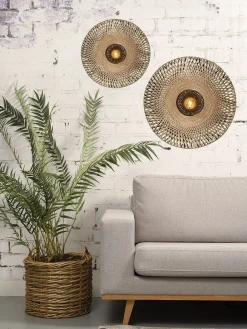 Outlet Good&Mojo Kalimantan Wandlamp naturel