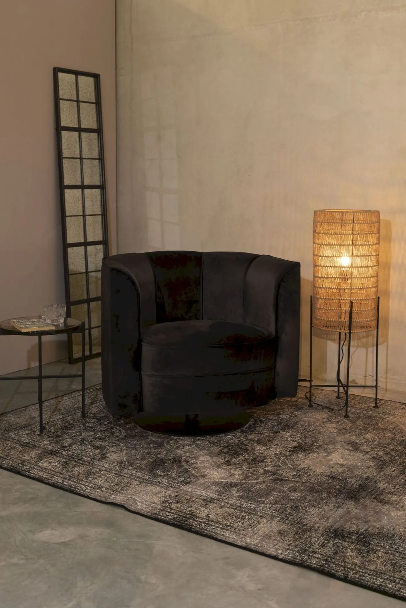 Discount Dutchbone Kari Vloerlamp Natural