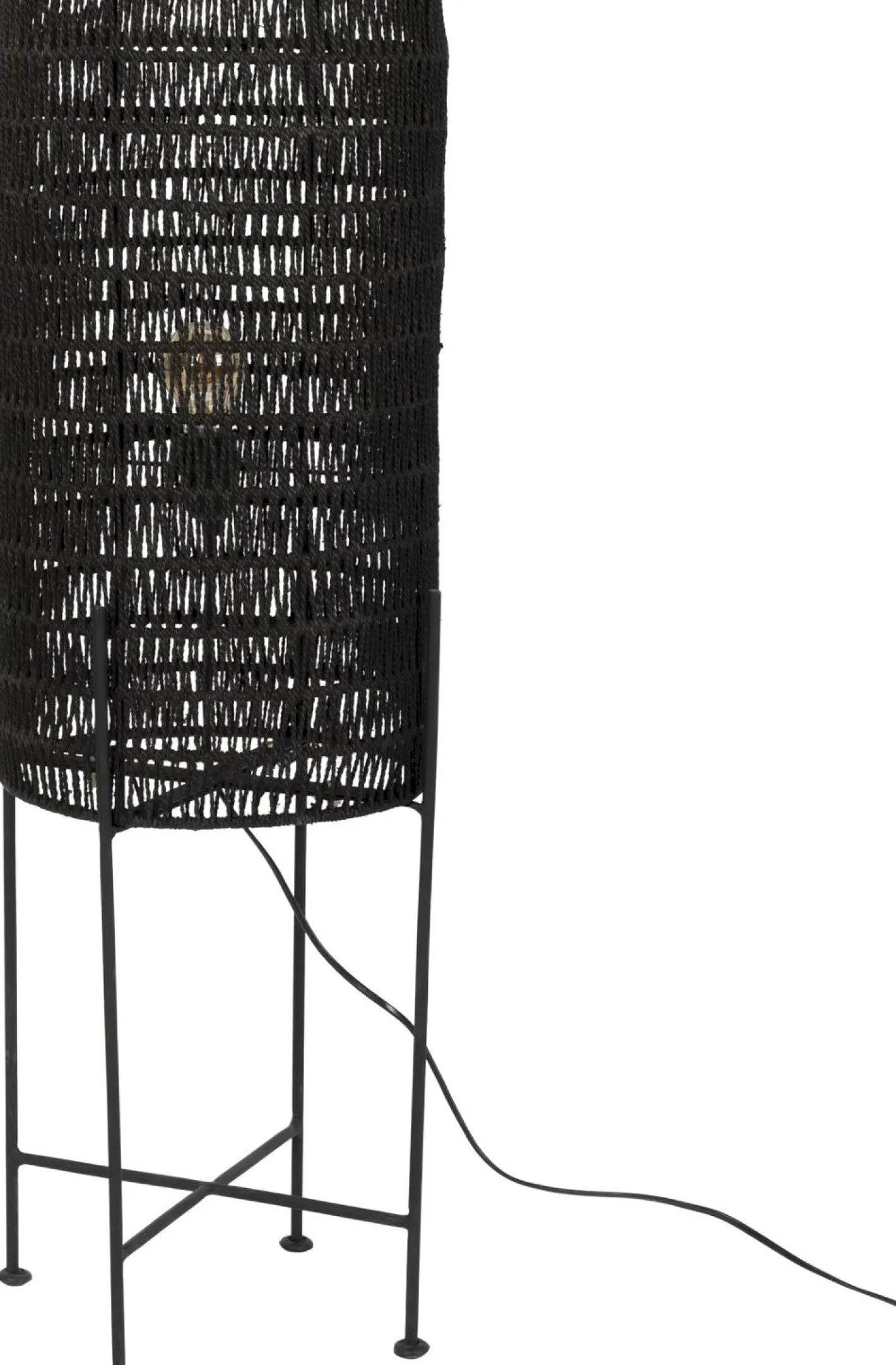 Outlet Dutchbone Kari Vloerlamp Black