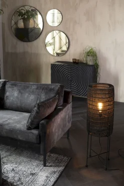 Outlet Dutchbone Kari Vloerlamp Black
