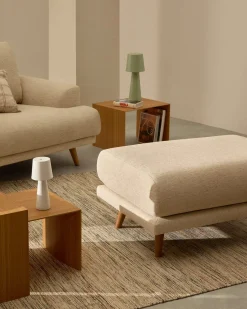 Online Kave Home Karin Hocker Beige
