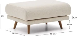 Online Kave Home Karin Hocker Beige