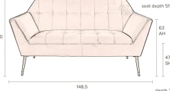 Online Dutchbone Kate Sofa Black