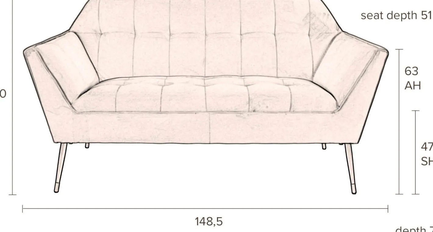 Online Dutchbone Kate Sofa Black