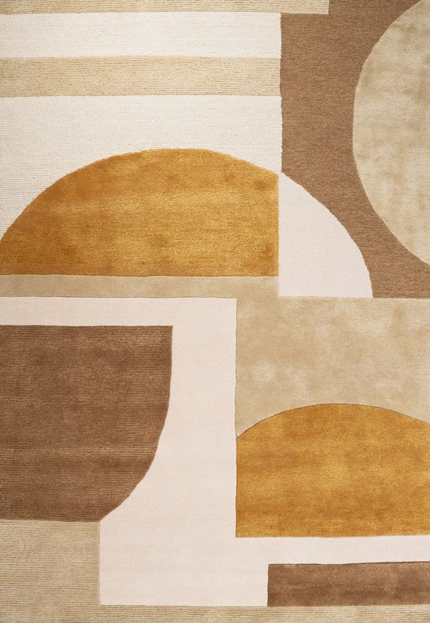 Clearance By Boo Kazi Vloerkleed Mustard