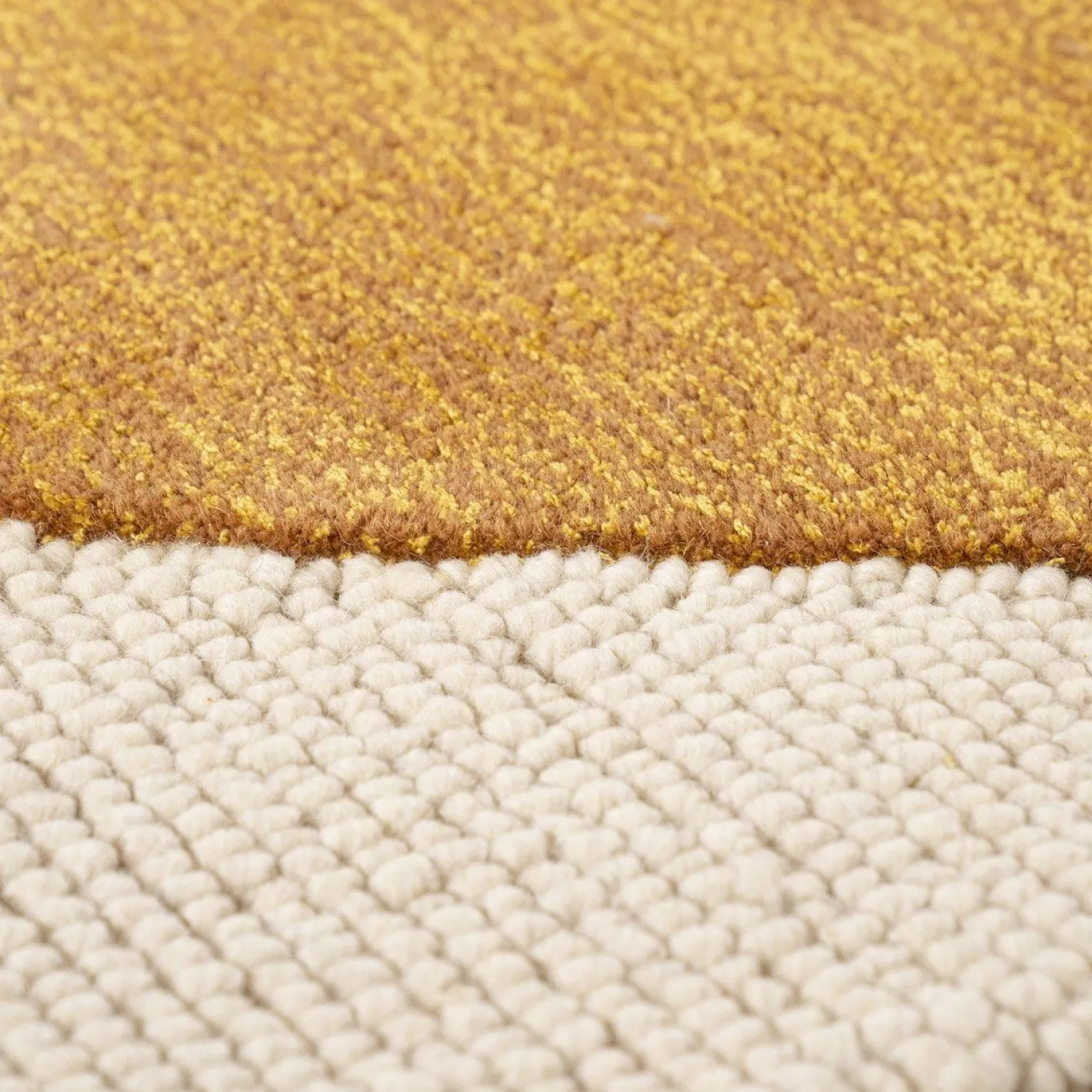 Clearance By Boo Kazi Vloerkleed Mustard