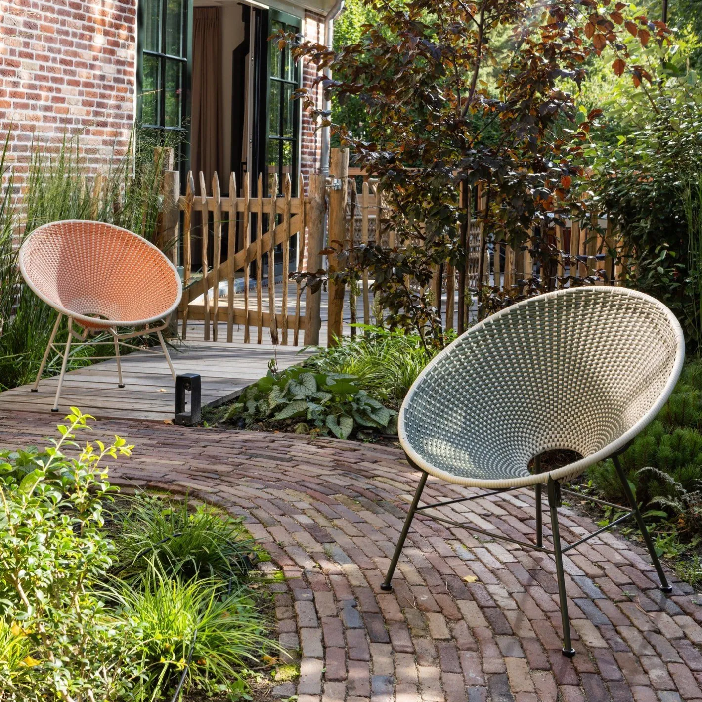 Clearance WOOOD Kazoun Tuin Tuinstoel Oranje