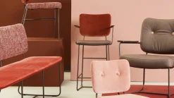 Bert Plantagie Kiko Barkruk Roze