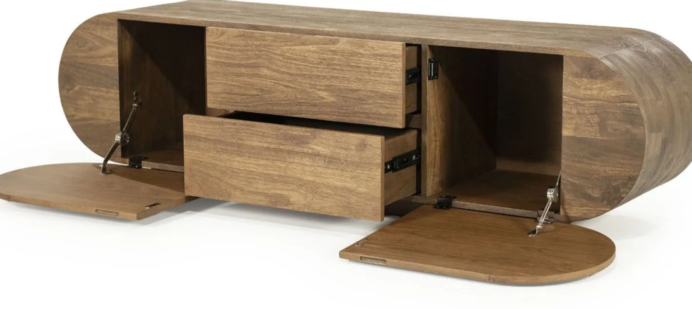 Hot Eleonora King Tv-meubel Bruin