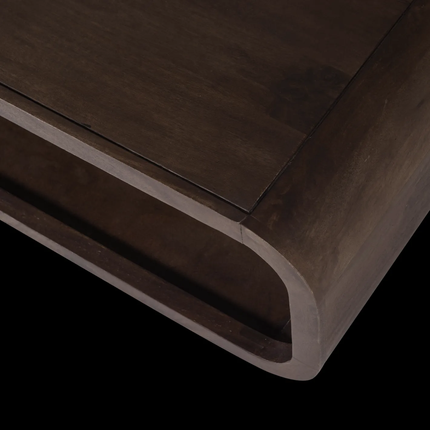 Outlet WOOOD Kinu Salontafel Donkerbruin