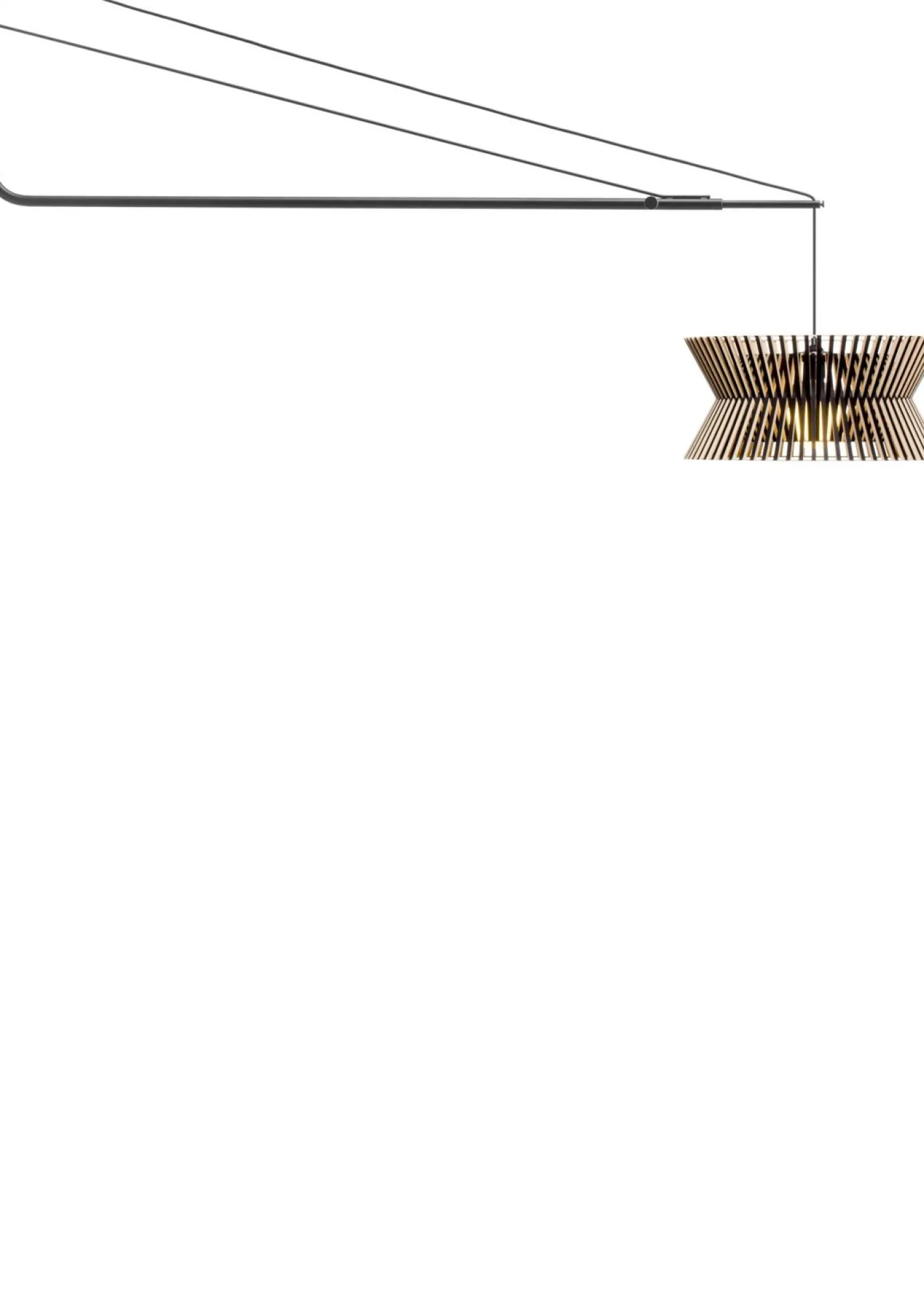 Hot Secto Design Kontro 6000 Hanglamp Black