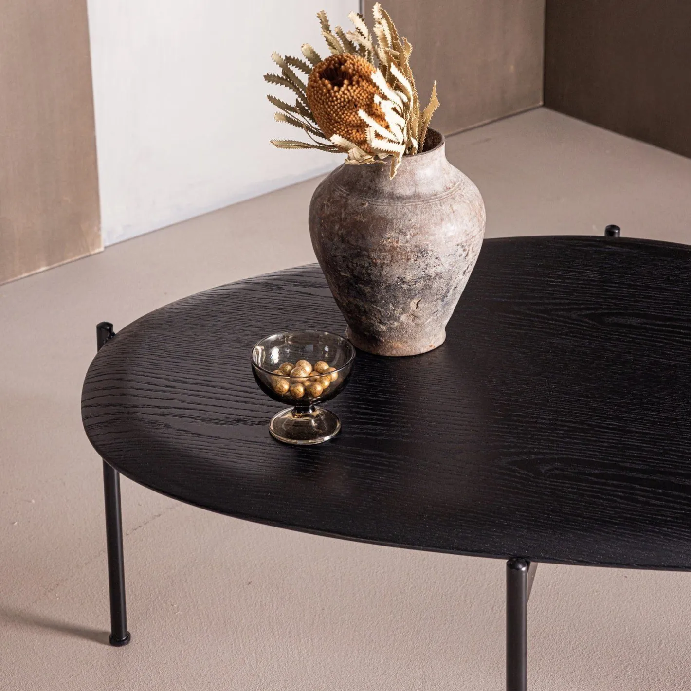 New WOOOD Kota Salontafel Zwart