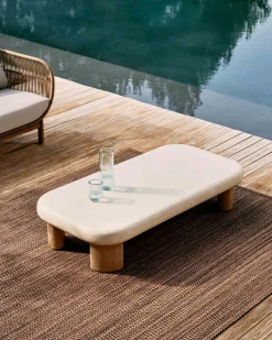 Discount Kave Home Labra Outdoor Salontafel Wit