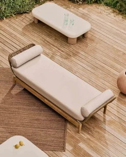 Discount Kave Home Labra Outdoor Salontafel Wit