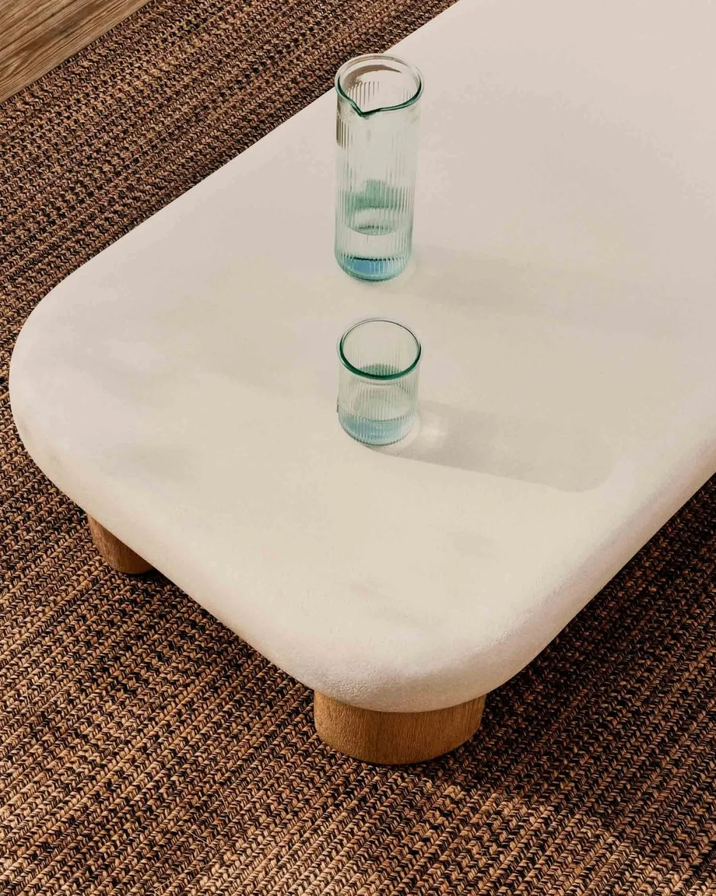 Discount Kave Home Labra Outdoor Salontafel Wit
