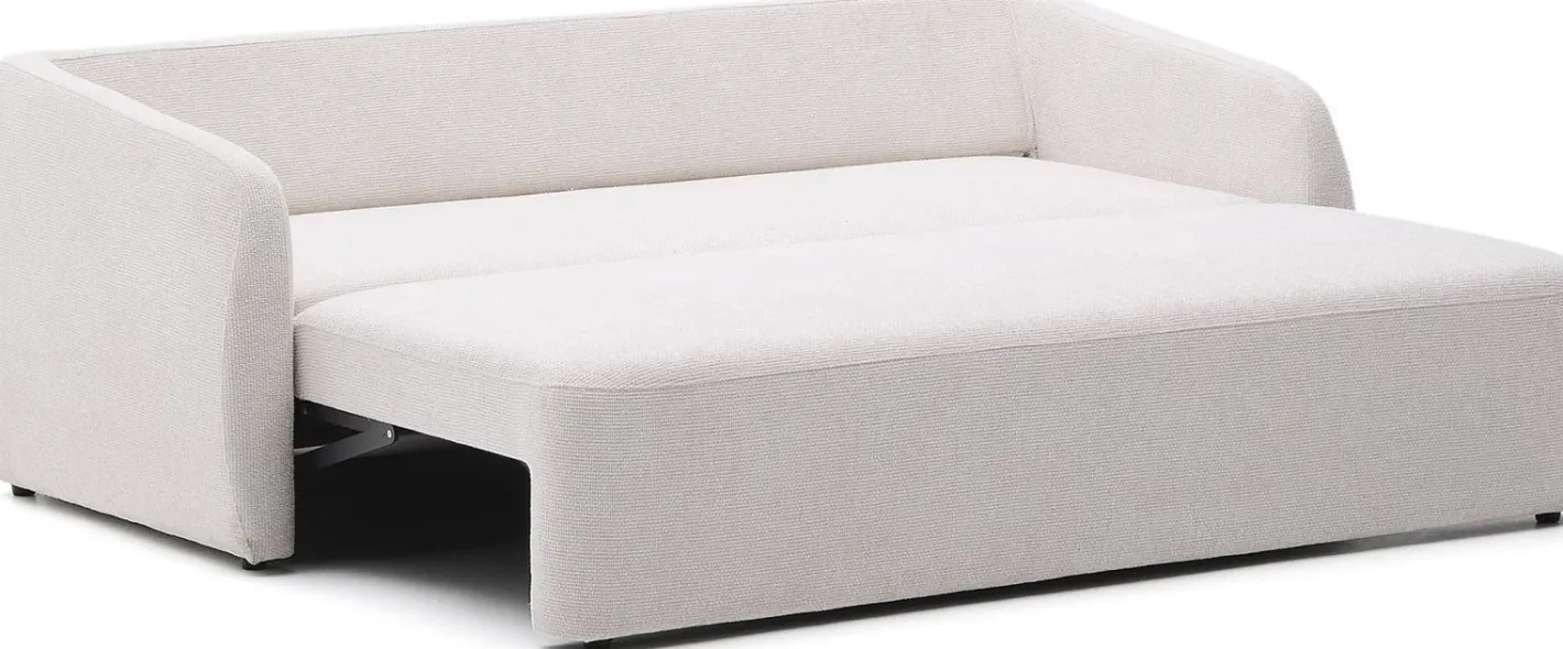 Online Kave Home Laira 3-Zits Slaapbank Ecru