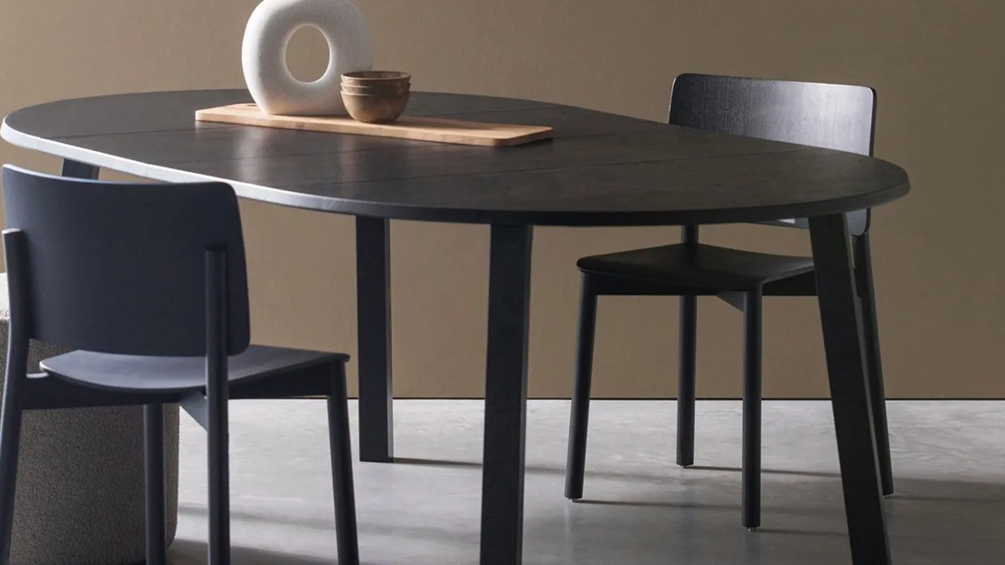 Clearance WOOOD Lange Jan Eettafel Blacknight