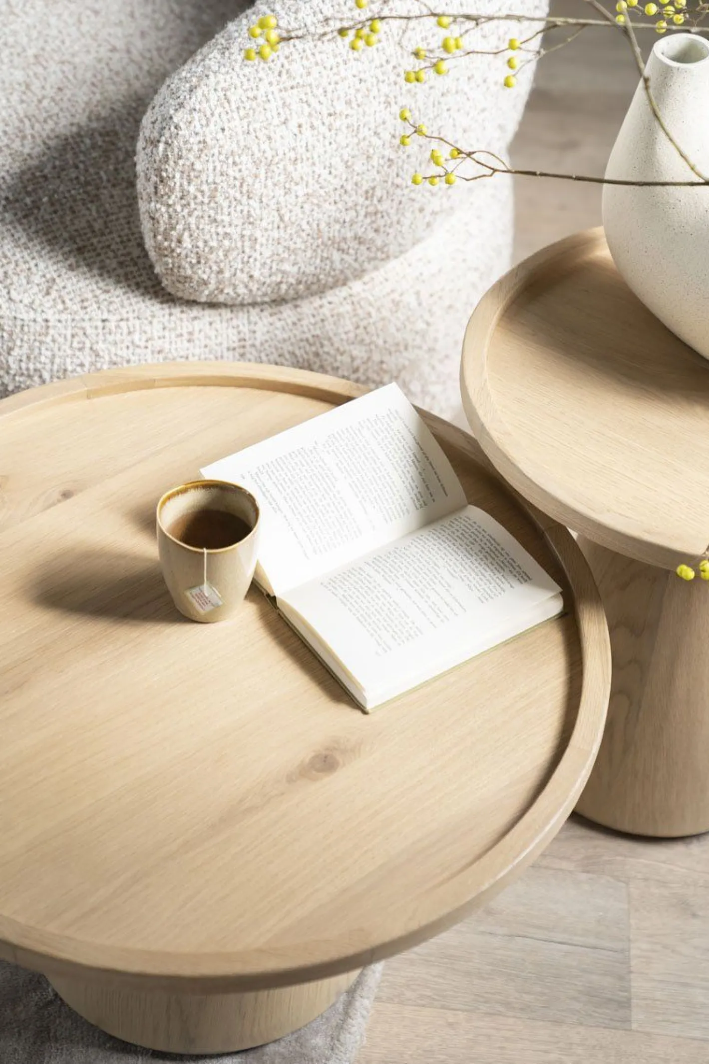 Discount Eleonora Leia Bijzettafel Naturel
