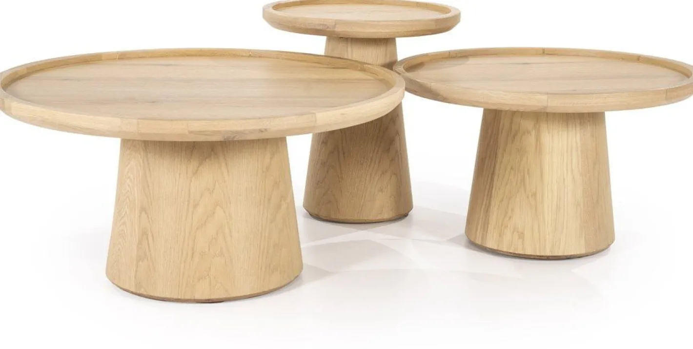 Discount Eleonora Leia Bijzettafel Naturel