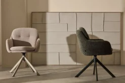 Online Kave Home Lexa Eetkamerstoel Beige