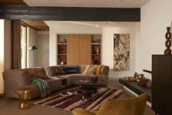 Online Eijerkamp Collectie Lila Hoekbank Naturel