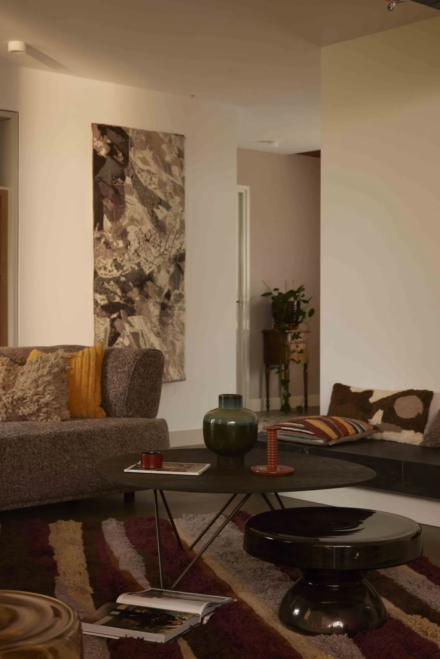 Online Eijerkamp Collectie Lila Hoekbank Naturel