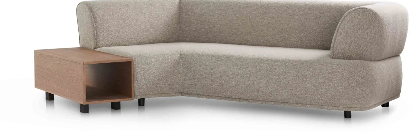 Online Eijerkamp Collectie Lila Hoekbank Naturel