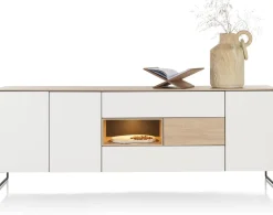 Hot XOOON Lindfield Dressoir Wit, Naturel