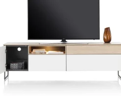Online XOOON Lindfield Lowboard Wit, Naturel