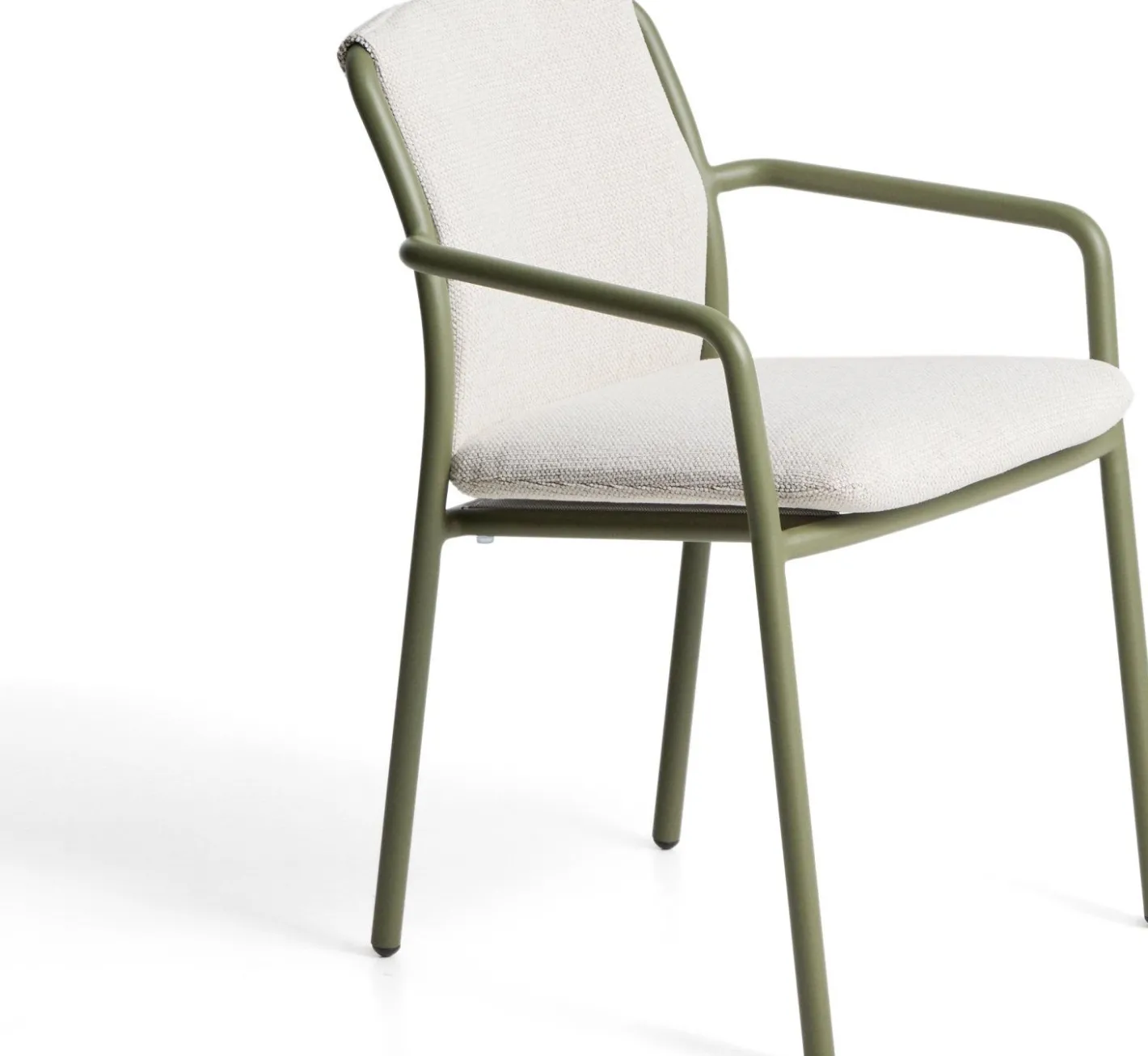 New Kave Home Linosa Tuinstoel Groen, Beige