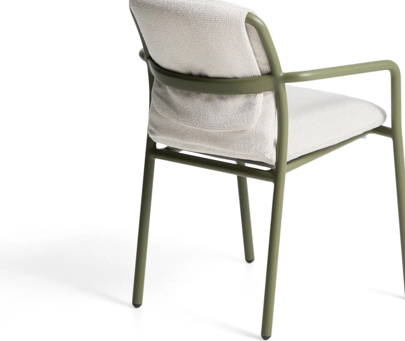 New Kave Home Linosa Tuinstoel Groen, Beige