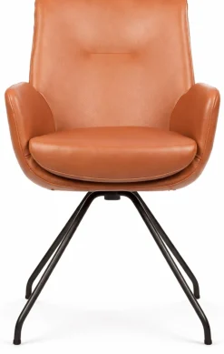 Clearance Movani Lisanne Eetkamerstoel Cognac, Lichtbruin